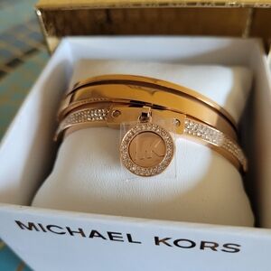 Michael Kors rose gold bracelet